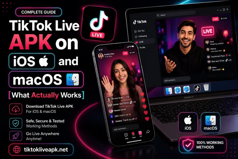 How to Download and install TikTok live apk on ios and macos