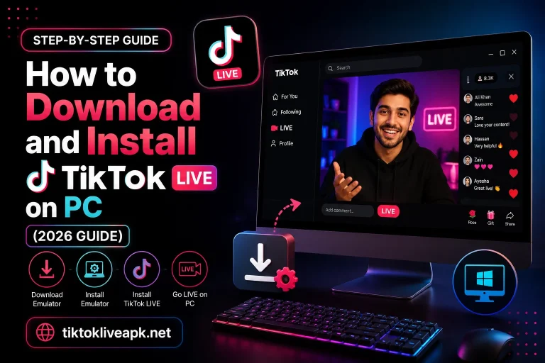 How to download and install TikTok live on PC