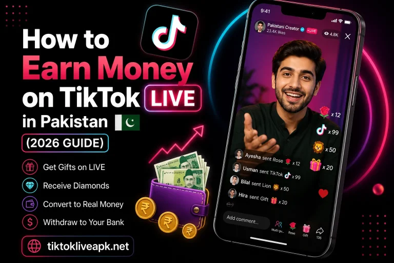 How to earn money on TikTok live app pakistan